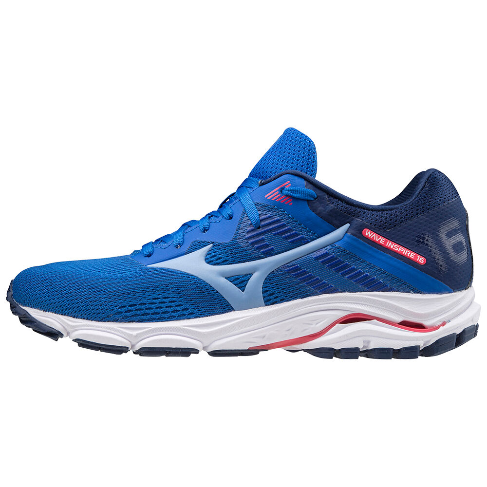 Womens Mizuno Wave Inspire 16 Running Shoes Blue Philippines (ZPTLID450)